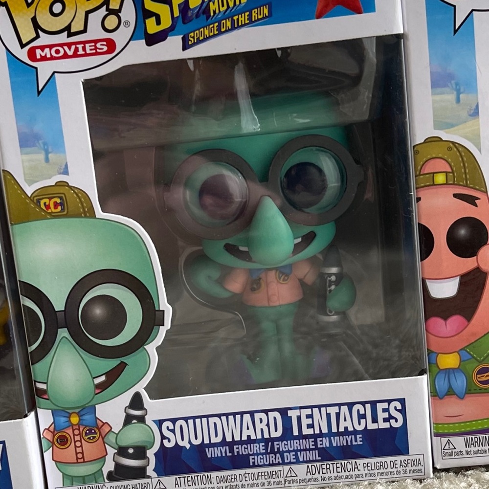 Funko pop Squidward: Spongebob movie collection